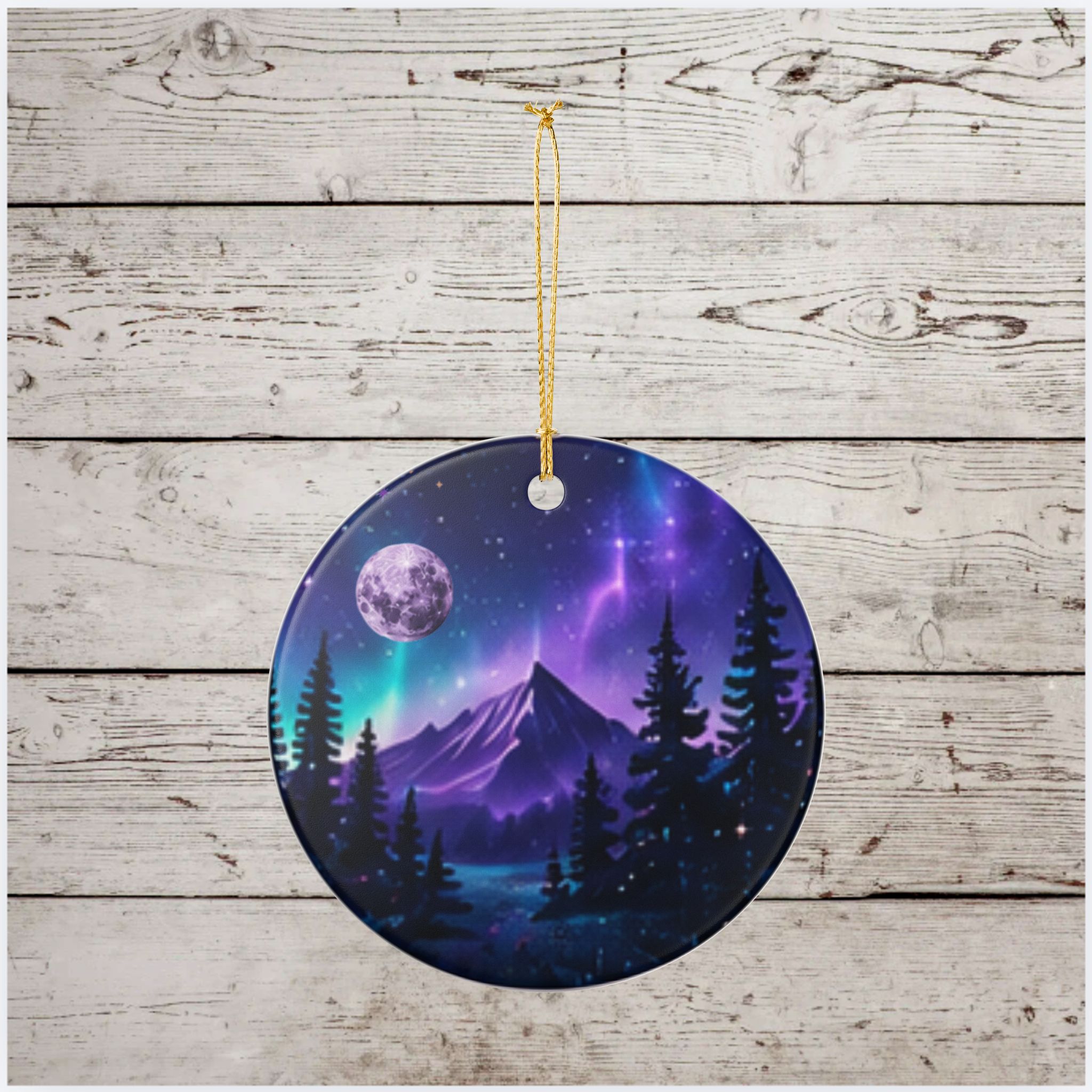 LW Proudly US Ceramic Ornament - Image 2