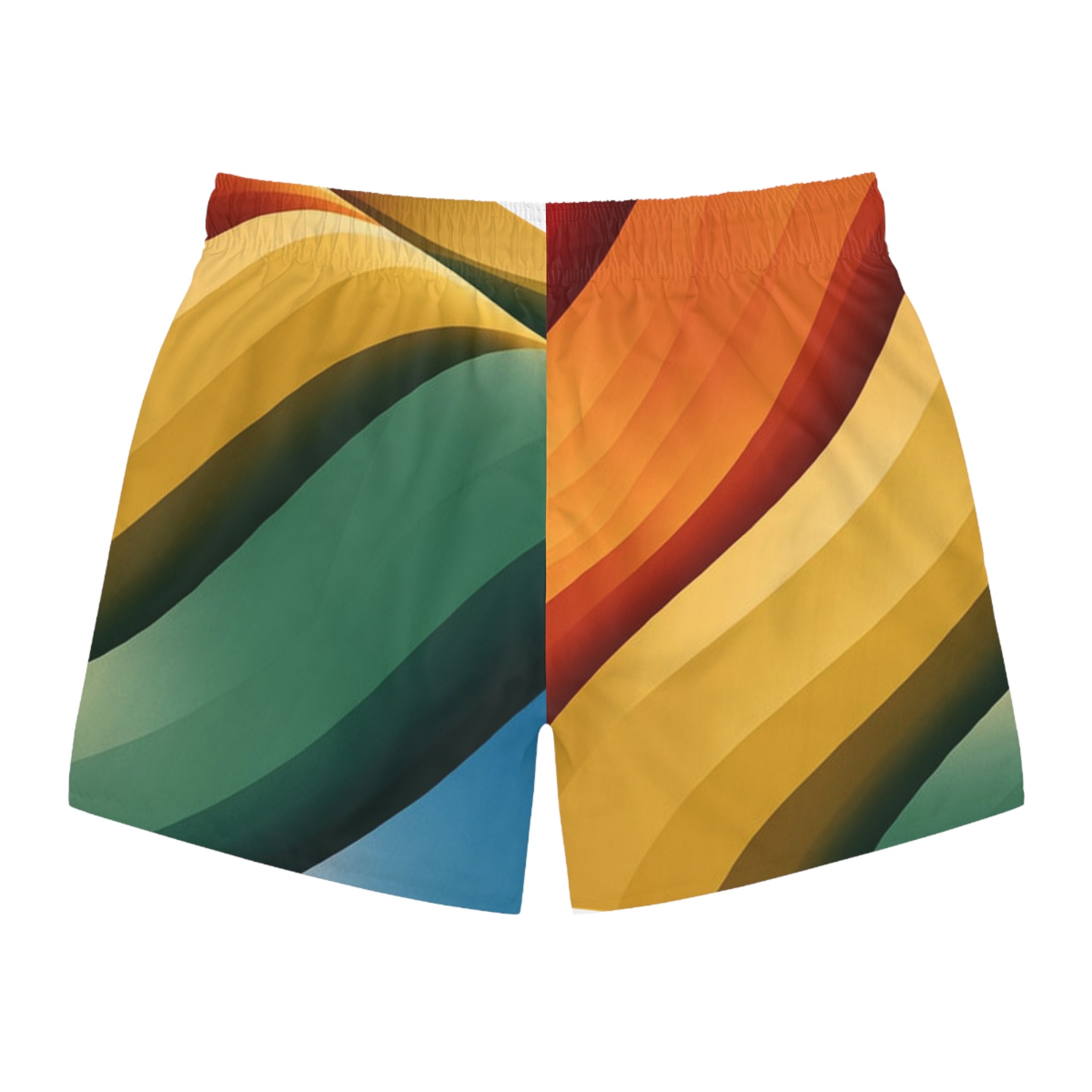 Born to Belong Rainbow Pride Swim Trunks - Image 2