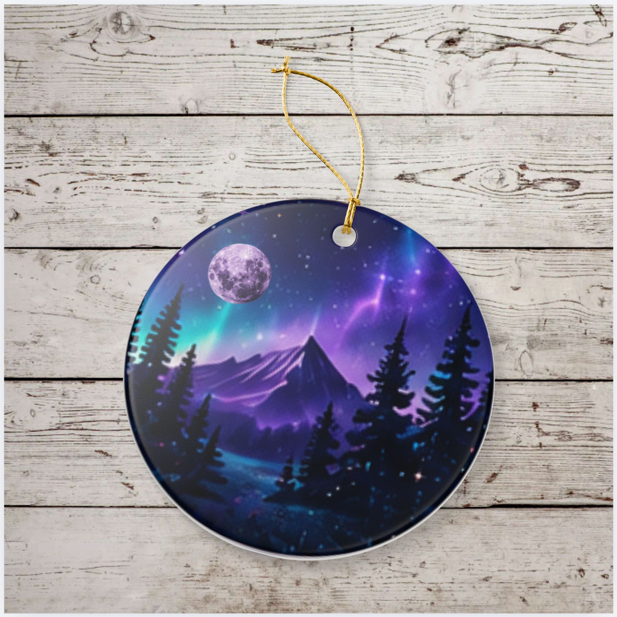LW Proudly US Ceramic Ornament - Image 3