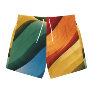 Born to Belong Rainbow Pride Swim Trunks
